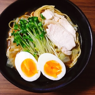 キャベツ入り♪醤油ラーメン